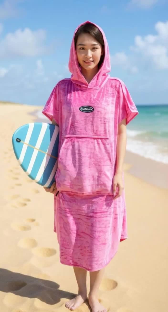 Surf Poncho on Beach